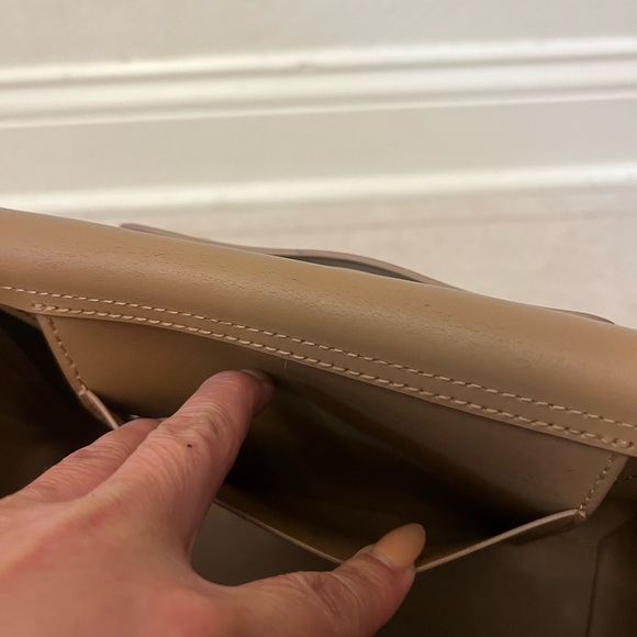 Zac Zac Posen Eartha Iconic large Top Handle – Camel/Tan Leather - Picture 10 of 17